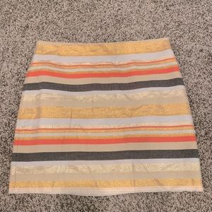 J. Crew striped skirt